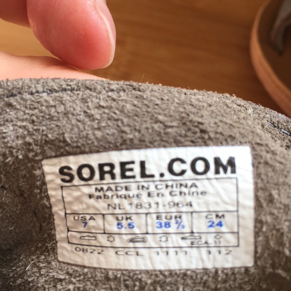 Sorel Sandel Gray/Silver Size 7 - Picture 4 of 6